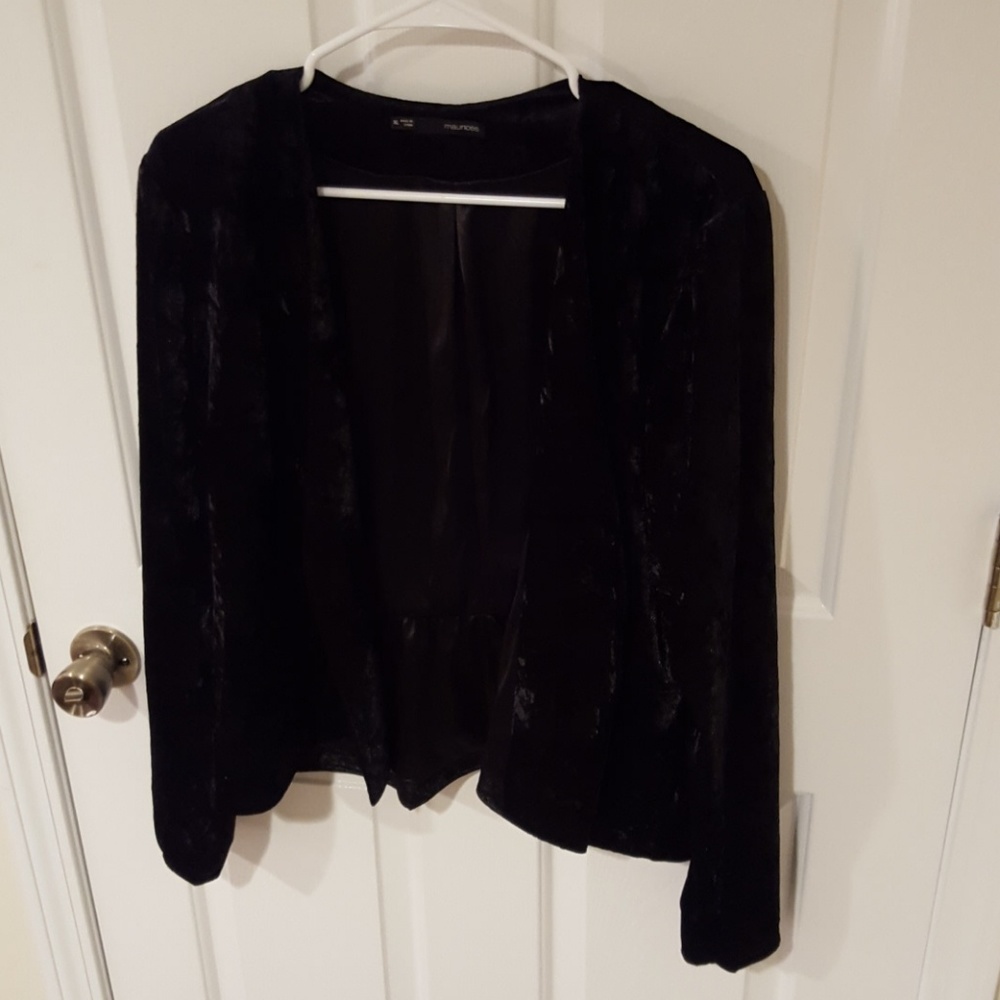 Velvet blazer